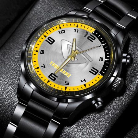 Belarus Tractor Personalized Black Stainless Steel Hand Watch For Fan