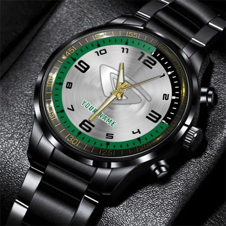 Belarus Tractor Personalized Black Stainless Steel Hand Watch For Fan