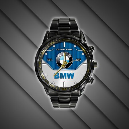 BMW Car Personalized Black Hand Watch Gift For Fans