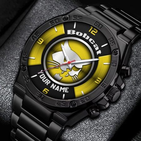 Bobcat Tractor Personalized New Stainless Steel Hand Watch For Fans