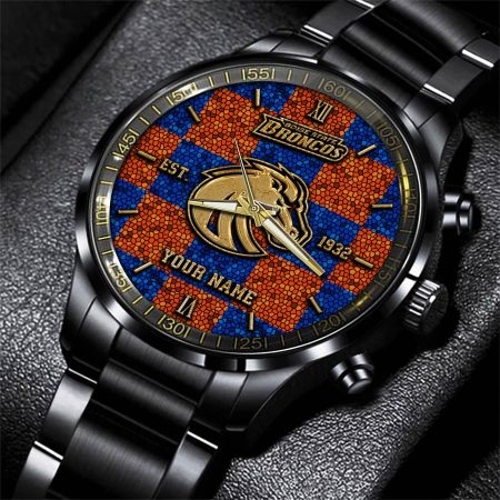 Boise State Broncos NCAA Personalized Black New Hand Watch Gifts For Fans