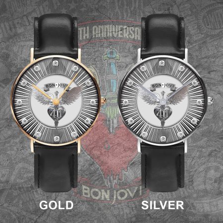 Bon Jovi Music Black Stitched Leather Watch Gift For Fan