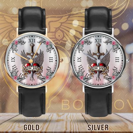 Bon Jovi Music Leather Watch Gift For Fan