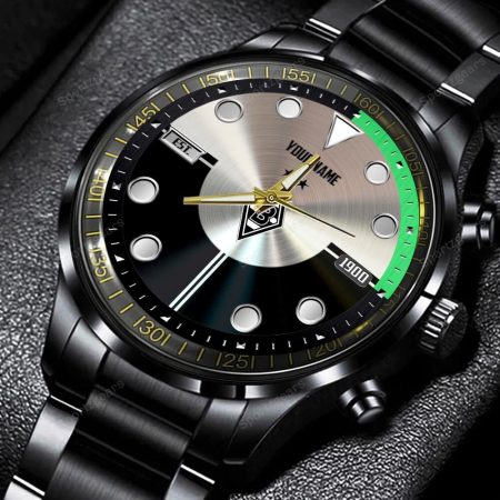 Borussia M’gladbach Bundesliga Personalized New Black Hand Watch Gift For Fans