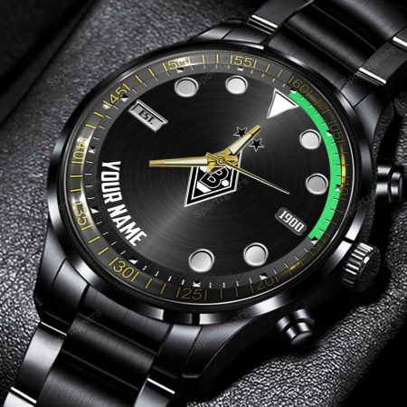 Borussia M’gladbach Bundesliga Personalized New Black Hand Watch Gift For Fans