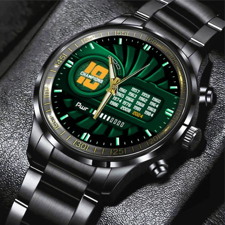 Boston Celtics MLS Black Stainless Steel Watch Gift For Fan