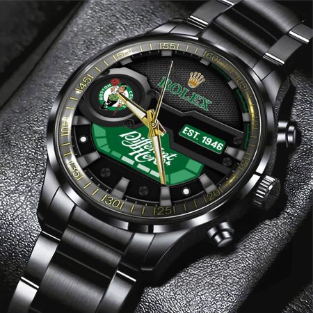 Boston Celtics MLS x Rolex Black Stainless Steel Watch Gift For Fan