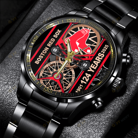 Boston Red Sox MLB Stainless Steel Watch Gift For Fan