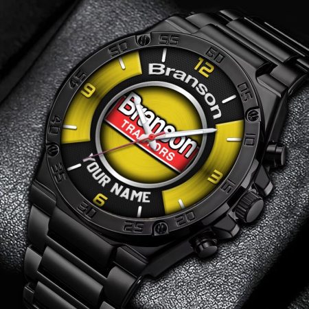 Branson Tractor Personalized New Stainless Steel Hand Watch For Fans