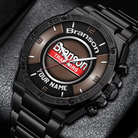 Branson Tractor Personalized New Stainless Steel Hand Watch For Fans