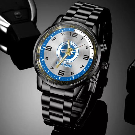 Brighton and Hove Albion EPL Personalized Black Hand Watch Gifts For Fans