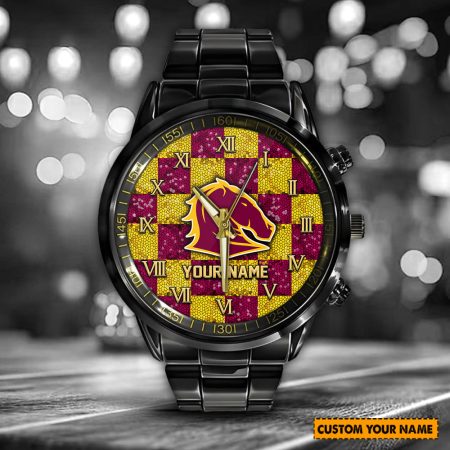 Brisbane Broncos NRL Customized Hand Watch For Fan