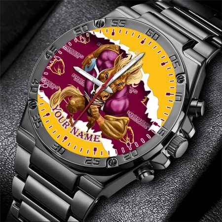 Brisbane Broncos NRL Fashion Personalized Watch Men Gift For Fans