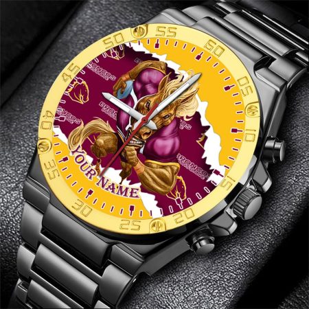 Brisbane Broncos NRL Fashion Personalized Watch Men Gift For Fans