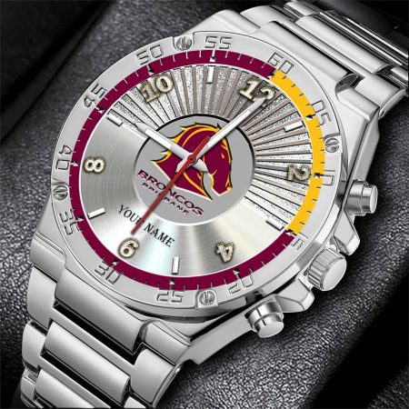 Brisbane Broncos NRL New Personalized Watch Men Gift For Fans