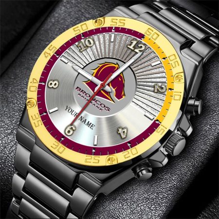 Brisbane Broncos NRL New Personalized Watch Men Gift For Fans
