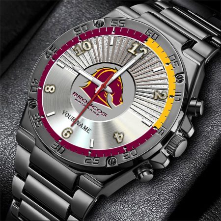 Brisbane Broncos NRL New Personalized Watch Men Gift For Fans