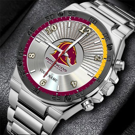 Brisbane Broncos NRL New Personalized Watch Men Gift For Fans
