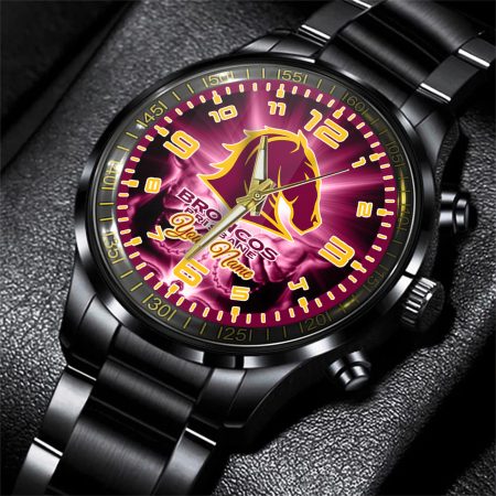 Brisbane Broncos NRL Personalized Men Hand Watch Gift For Fans