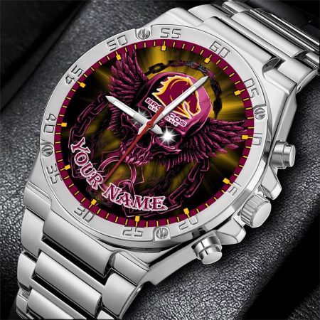 Brisbane Broncos NRL Style Personalized Watch Men Gift For Fans