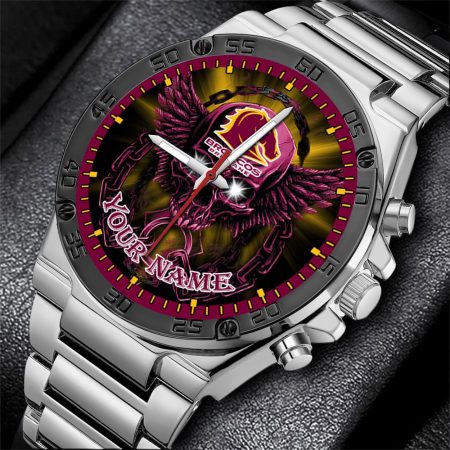 Brisbane Broncos NRL Style Personalized Watch Men Gift For Fans