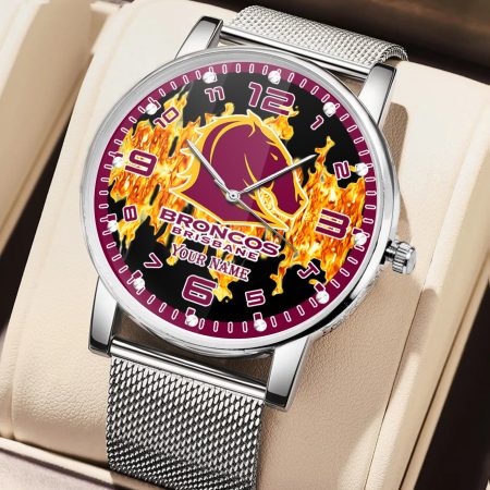 Brisbane Broncos NRL Woman Hand Watch Personalized Gift For Fans