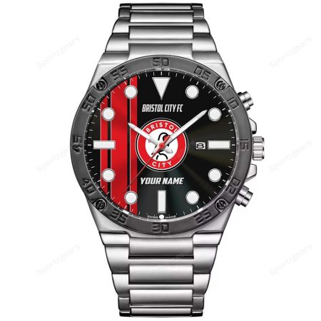Bristol City FC Personalized New Hand Watch Gift For Fans