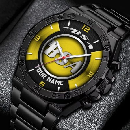 BSA Motorcycles Personalized New Stainless Steel Hand Watch For Fans