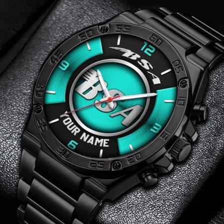 BSA Motorcycles Personalized New Stainless Steel Hand Watch For Fans
