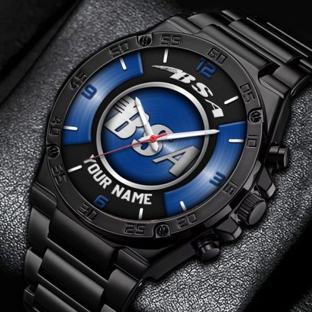 BSA Motorcycles Personalized New Stainless Steel Hand Watch For Fans