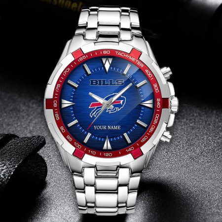 Buffalo Bills NFL Alloy Men Quartz Watch Personalized Gift For Fan