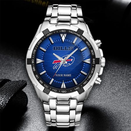 Buffalo Bills NFL Alloy Men Quartz Watch Personalized Gift For Fan