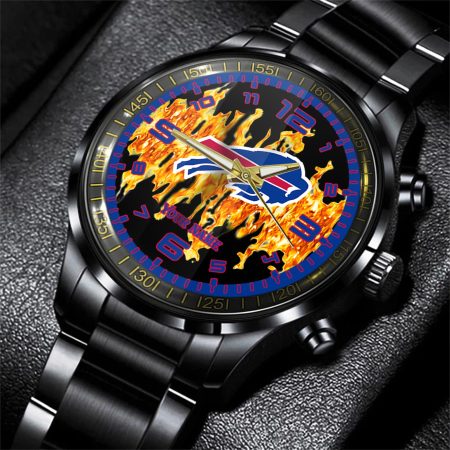 Buffalo Bills NFL Personalized 3D Men Hand Watch Gift For Fans For Father