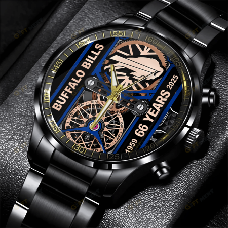 Buffalo Bills NFL Stainless Steel Watch Gift For Fan
