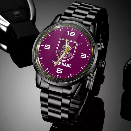 Burnley EPL Personalized Black Hand Watch Gifts For Fans