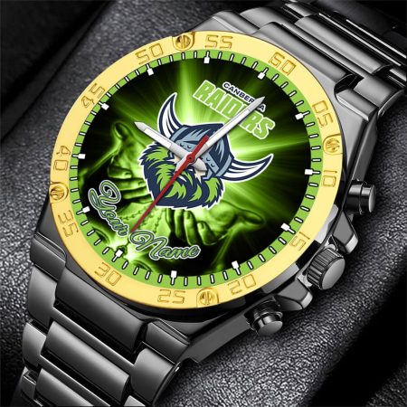 Canberra Raiders NRL New Style Personalized Watch Men Gift For Fans