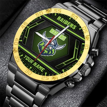 Canberra Raiders NRL Personalized Watch Men Gift For Fans