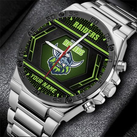 Canberra Raiders NRL Personalized Watch Men Gift For Fans