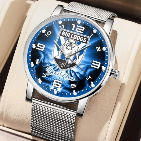 Canterbury Bankstown Bulldogs NRL 3D Women Hand Watch Personalized Gift For Fans