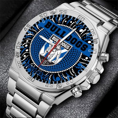 Canterbury Bankstown Bulldogs NRL Mode Personalized Watch Men Gift For Fans