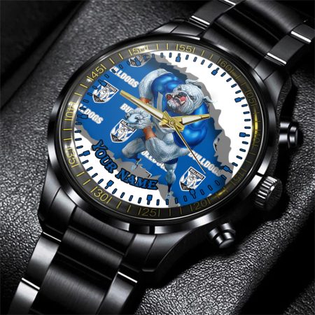 Canterbury Bankstown Bulldogs NRL Personalized Men Hand Watch Gift For Fans