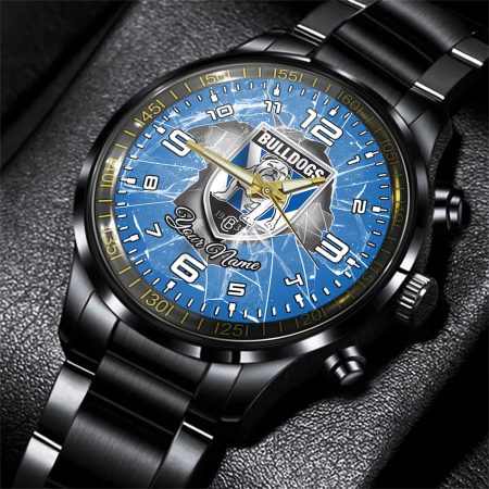 Canterbury Bankstown Bulldogs NRL Personalized Style 3D Men Hand Watch Gift For Fans