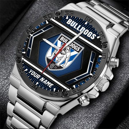 Canterbury Bankstown Bulldogs NRL Personalized Watch Men Gift For Fans
