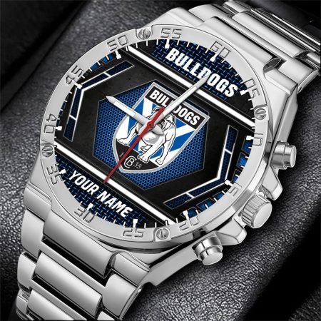 Canterbury Bankstown Bulldogs NRL Personalized Watch Men Gift For Fans