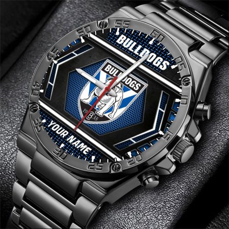 Canterbury Bankstown Bulldogs NRL Personalized Watch Men Gift For Fans