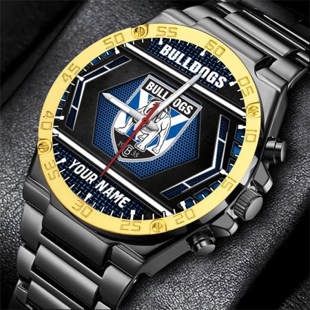 Canterbury Bankstown Bulldogs NRL Personalized Watch Men Gift For Fans
