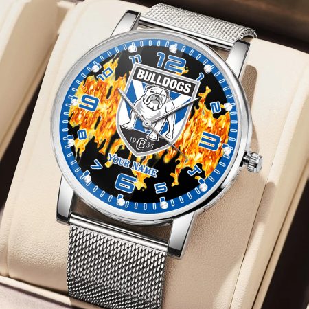Canterbury Bankstown Bulldogs NRL Woman Hand Watch Personalized Gift For Fans