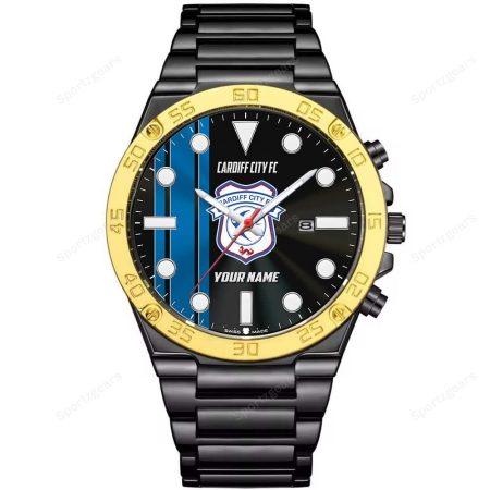 Cardiff City FC Personalized New Hand Watch Gift For Fans