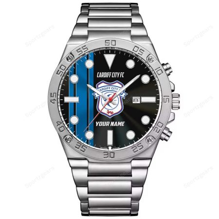 Cardiff City FC Personalized New Hand Watch Gift For Fans