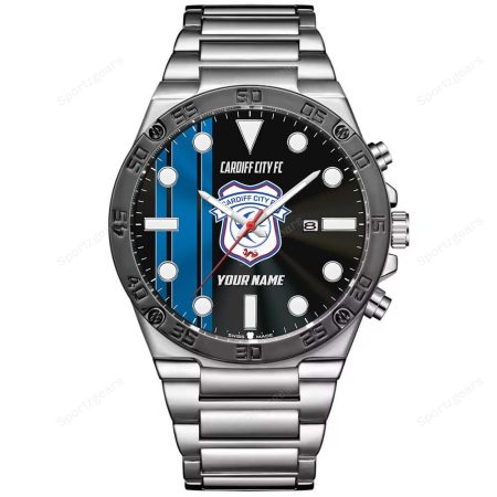 Cardiff City FC Personalized New Hand Watch Gift For Fans